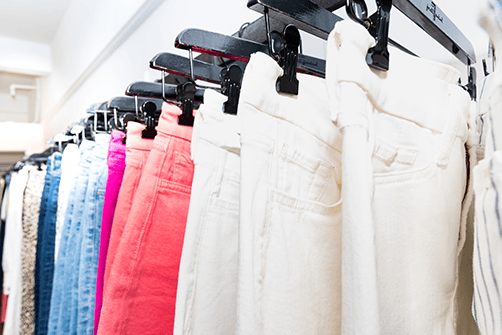 Jean selection at Atlanta Apparel